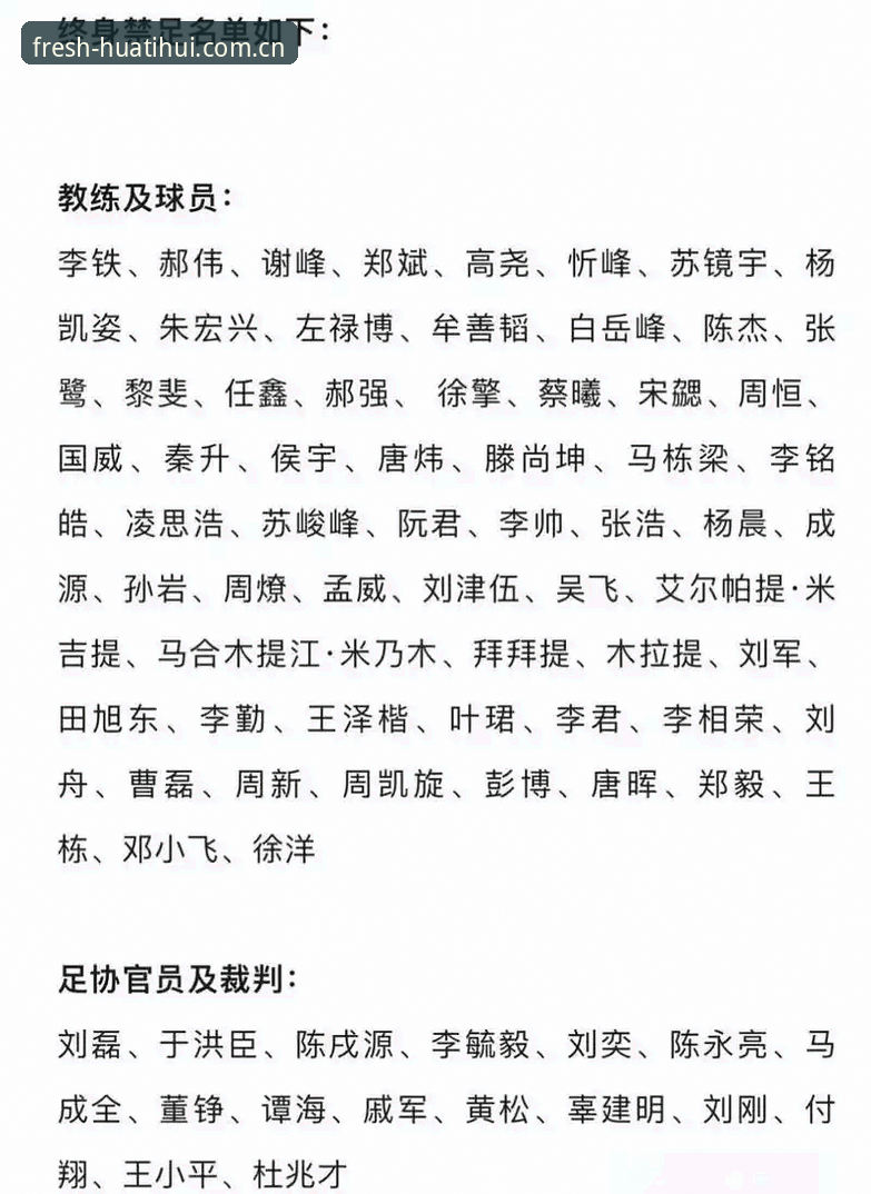 中国足球第三批禁足名单深度评测：行业净化风暴下的未来趋势
